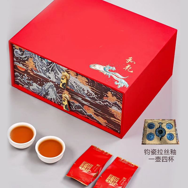 素言茶坊和礼红茶+茶具