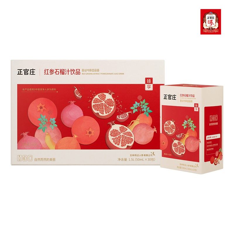 正官莊人參紅參石榴液1.5L（50ml*30包）