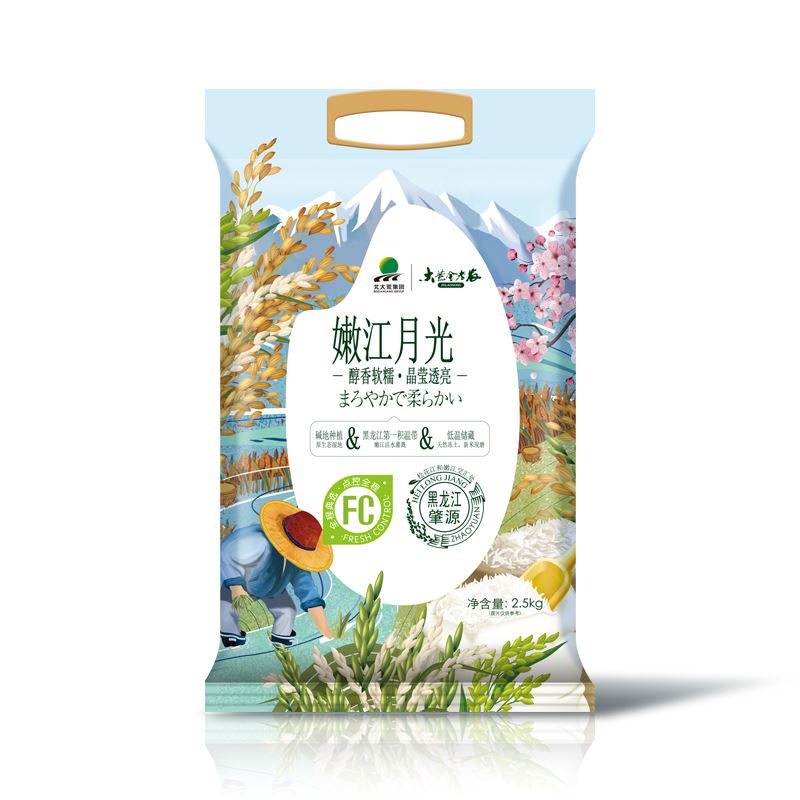 北大荒｜金老农嫩江月光大米2.5kg