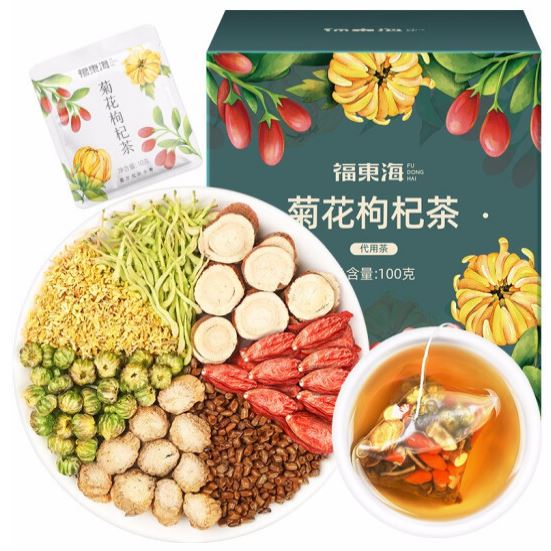 福東海菊花枸杞茶100g