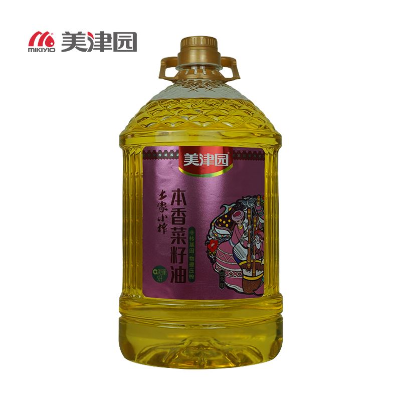 美津園土家小榨本香菜籽油5L