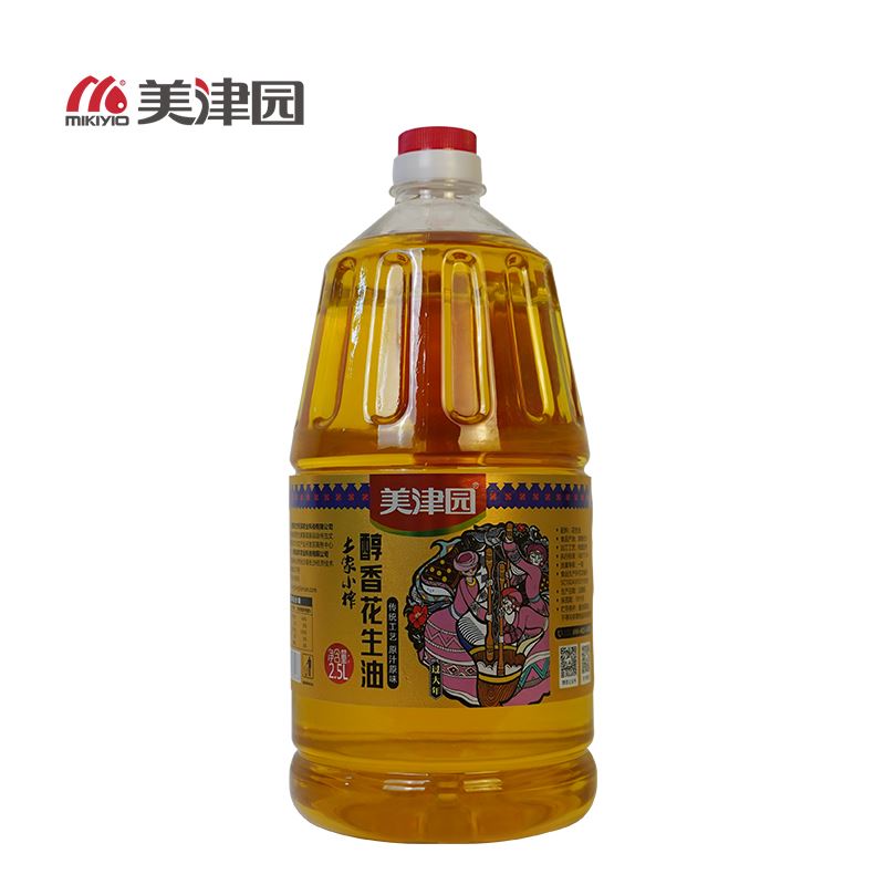 美津园土家小榨醇香花生油2.5L