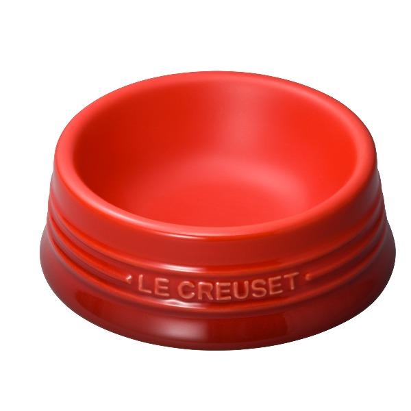 LeCreuset/酷彩寵物系列中型犬碗紅色