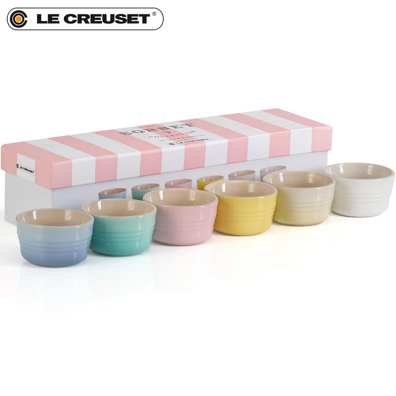 LeCreuset/酷彩Sorbet系列迷你烤罐六件套