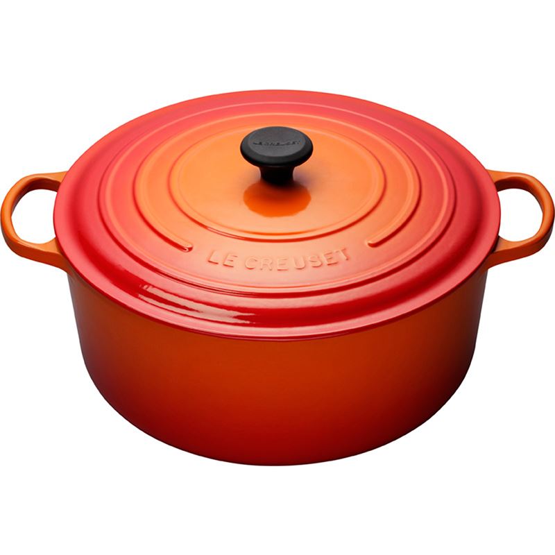 LeCreuset/酷彩經(jīng)典圓形燒鍋橘色