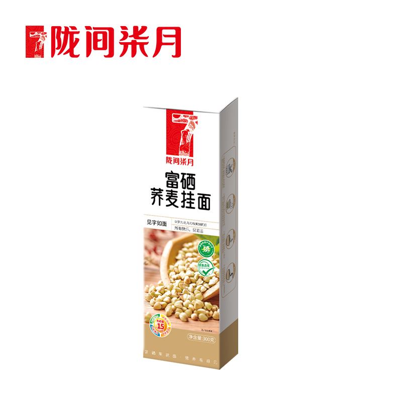 陇间柒月富硒荞麦挂面300g