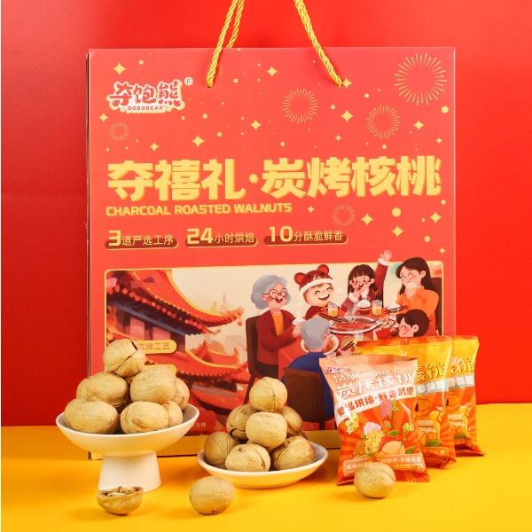 夺饱熊夺禧礼·炭烤核桃蜂蜜味1.15kg礼盒装