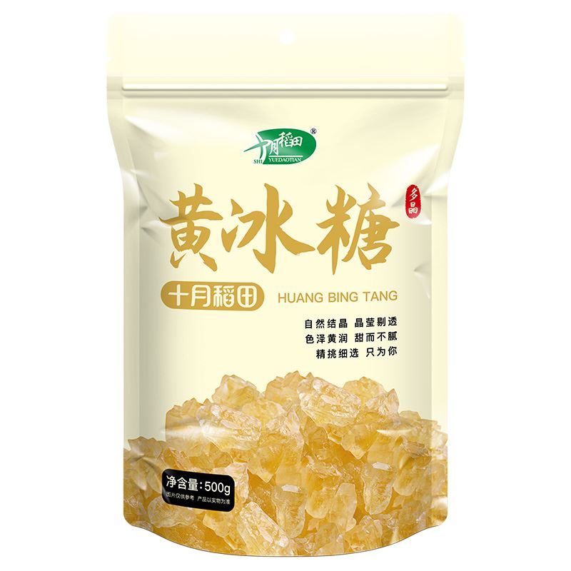 十月稻田黄冰糖500g