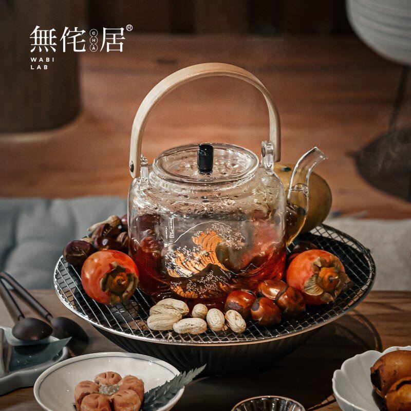 無(wú)侘居「石來(lái)運(yùn)轉(zhuǎn)」電陶爐圍爐煮茶套裝