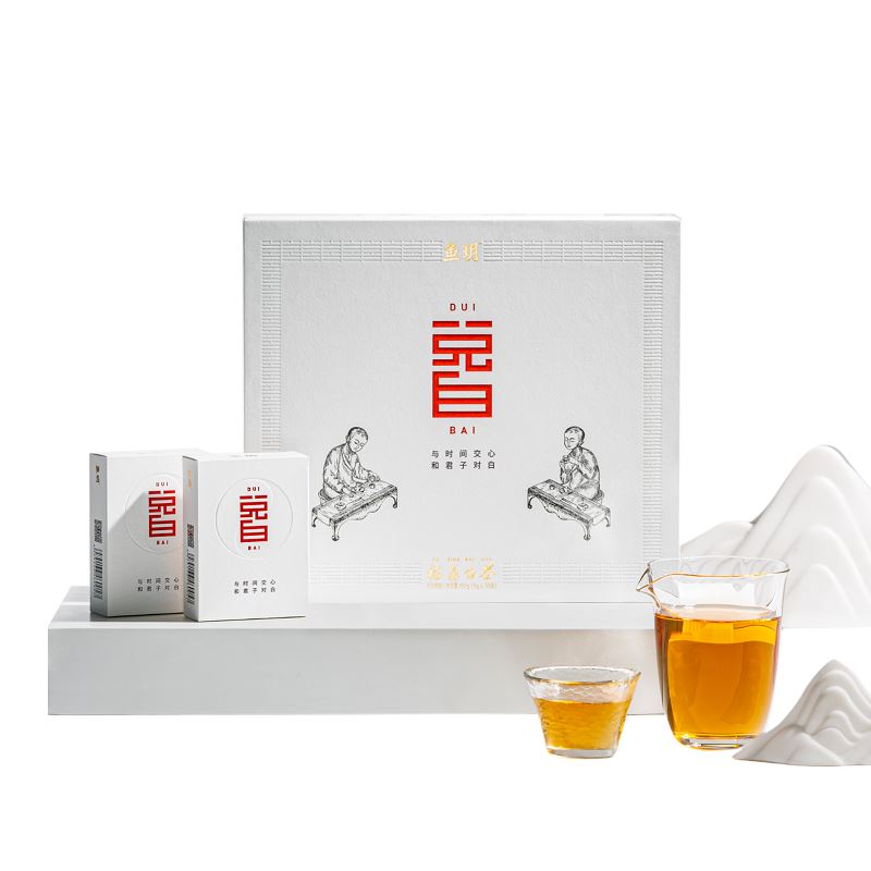 魚(yú)玥小兌白福鼎白茶陳年春壽眉易經(jīng)元素150g