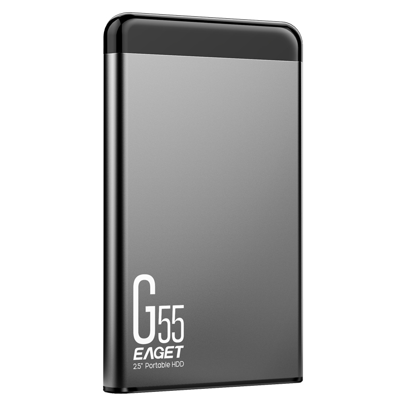 (EAGET)憶捷移動硬盤G55全金屬存儲高速防震2TB