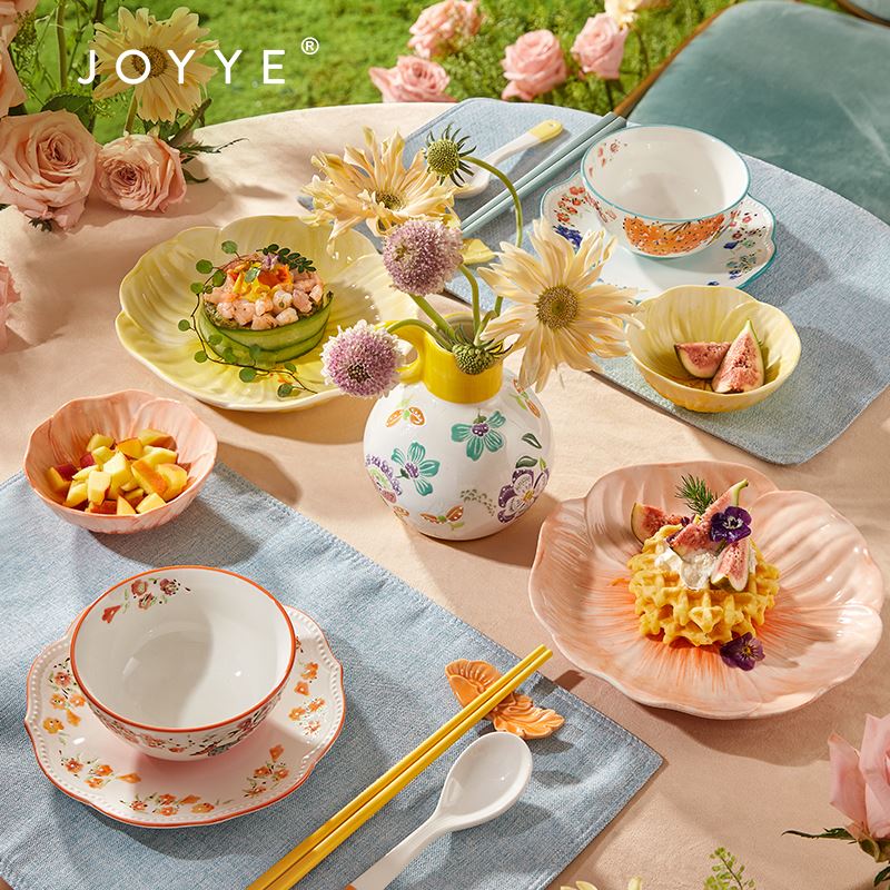 JOYYE擷芳滿園藝術餐具套裝