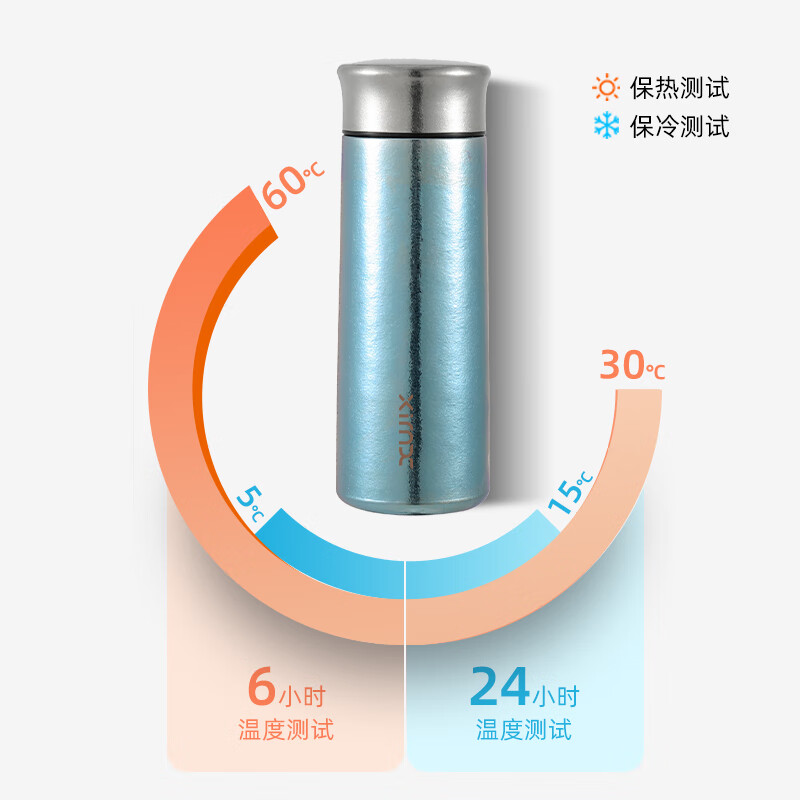 希么希XIMX纯钛保温杯科技版280