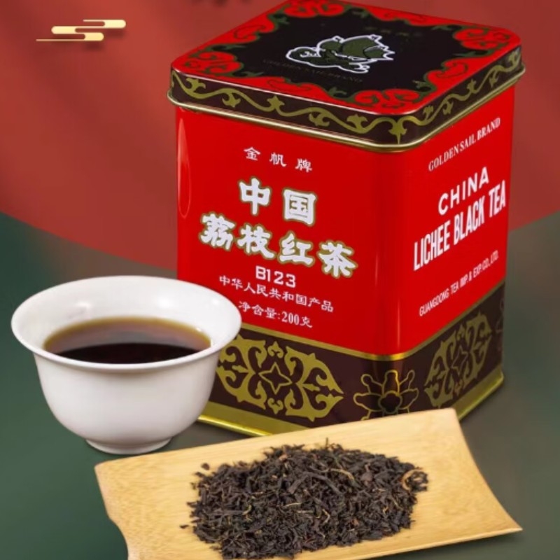 金帆中国荔枝红茶200g浓香型春茶新茶