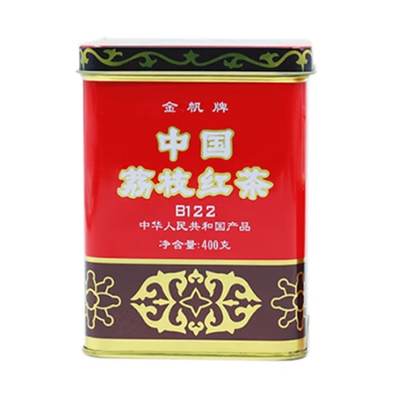 金帆牌中國荔枝紅茶400g大罐裝濃香型新茶耐泡回甘