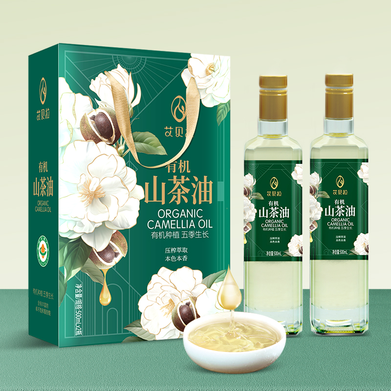 艾貝拉有機山茶油禮盒500ml*2