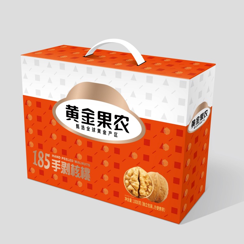 黃金果農(nóng)手剝核桃1Kg禮盒