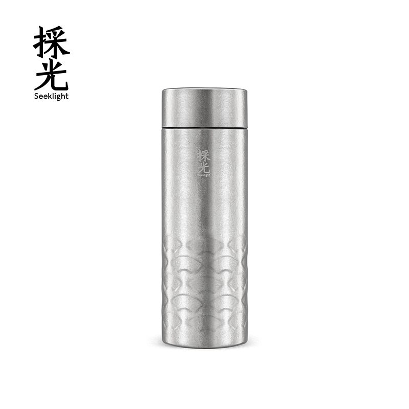 採光东方韵系列纯钛商务杯400ML