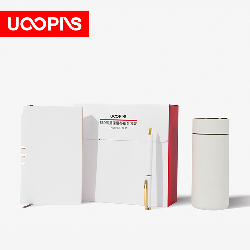 UOOPINS（優(yōu)品序）S80溫顯保溫杯組合套裝