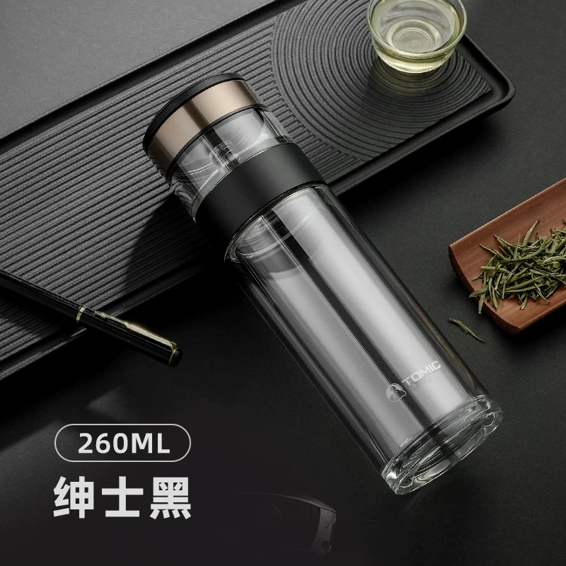 特美刻茶水分离玻璃杯80708